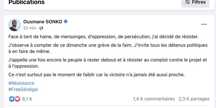 OUSMANE SONKO DÉMARRE UNE GRÈVE DE LA FAIM 1 capture_d_e_cran_2023-07-30_a_11.47_32.png