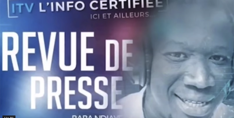 ITV REVUE DE PRESSE IRADIO DU LUNDI 16 OCTOBRE 2023 AVEC BABA NDIAYE