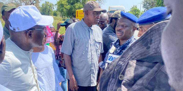Caravane Mottali Yeene : Khalifa Sall bloqué à Fatick 1 Caravane Mottali Yeene : Khalifa Sall bloqué à Fatick