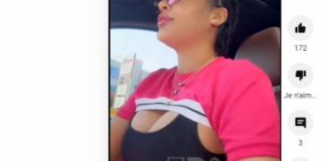 Adja Diallo expose sa poitrine XXl dans un ensemble top