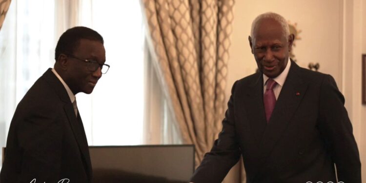 Echanges entre Amadou Ba et Abdou Diouf à Paris 1 Echanges entre Amadou Ba et Abdou Diouf à Paris