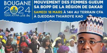 ? |DIRECT| Méga Meeting d&rsquo;investiture du candidat déclaré de la coalition Bougane Gueye Dany 2024 Geum sa Bopp