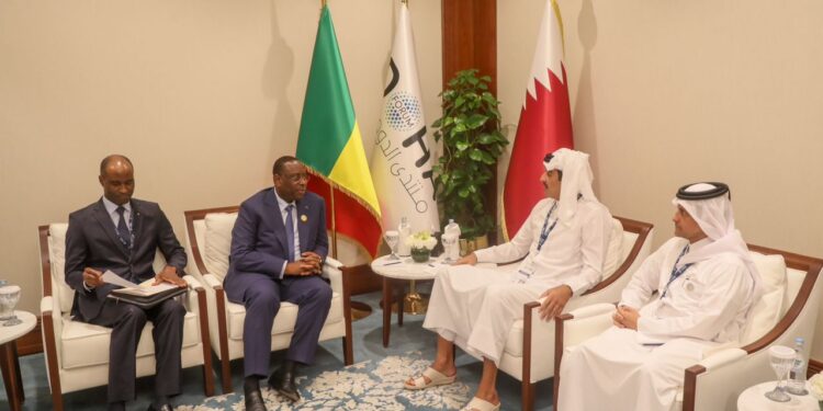 Forum de Doha : Tout sur le tête-à-tête entre le président Sall et l'Émir du Qatar 1 Forum de Doha : Tout sur le tête-à-tête entre le président Sall et l’Émir du Qatar