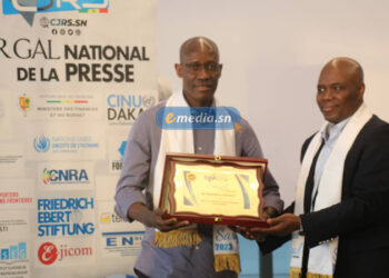 Sargal de la presse de la Cjrs : Mamadou Ndiaye de E-Media distingué