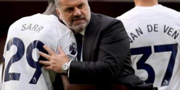 Ange Postecoglou sur la blessure de Pape Matar Sarr : « J’espère que ce n’est pas trop grave »