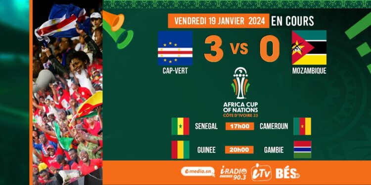 2ème journée Groupe B : Les requins bleus du Cap-Vert surclassent les Mozambicains