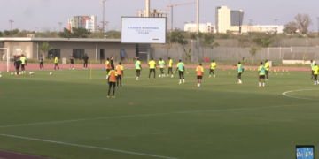 ? |DIRECT| CAN 2023 : 5ème galop d&rsquo;entraînement des lions à Diamniadio