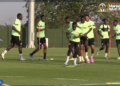 L’équipe nationale du Sénégal s’est entraînée ce vendredi : Youssouph Sabaly était…
