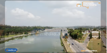 Découverte : Yamoussoukro vue du ciel – image drone Emedia.sn