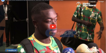 Can 2023 : La joie des joueurs sénégalais après la victoire contre La Guinée