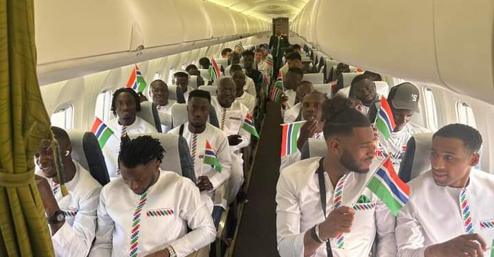 Atterrissage d’urgence de leur avion : La sélection gambienne a frôlé la catastrophe 1 Atterrissage d’urgence de leur avion : La sélection gambienne a frôlé la catastrophe