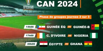 CAN 2023 : Choc Côte d&rsquo;Ivoire-Nigeria de la 2ème journée du Groupe A