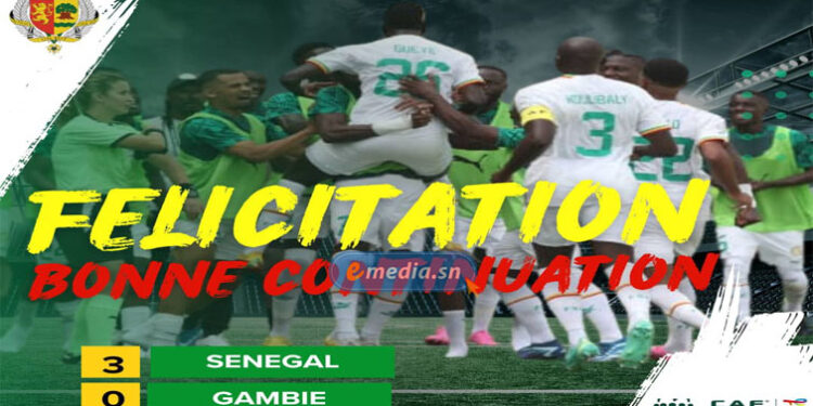 Can 2023 : La réaction du Président Macky Sall après la victoire des Lions contre la Gambie 1 Can 2023 : La réaction du Président Macky Sall après la victoire des Lions contre la Gambie