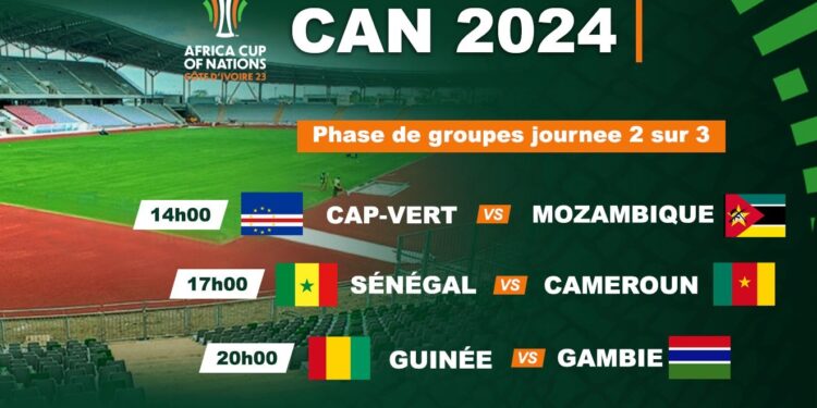 Can 2023 : Sénégal/Cameroun, un duel au sommet parmi les trois matchs du jour 1 Can 2023 : Sénégal/Cameroun, un duel au sommet parmi les trois matchs du jour