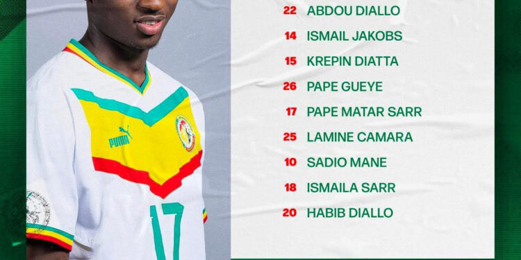 Onze de départ : Aliou Cissé mise encore sur la jeunesse 1 Onze de départ : Aliou Cissé mise encore sur la jeunesse