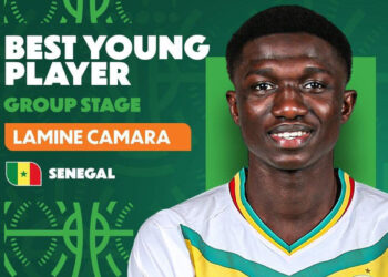 Can 2023 : Lamine Camara élu Meilleur jeune joueur de la phase de groupes