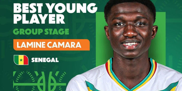 Can 2023 : Lamine Camara élu Meilleur jeune joueur de la phase de groupes 1 Can 2023 : Lamine Camara élu Meilleur jeune joueur de la phase de groupes