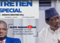 ?|Direct| Entretien spécial avec Aliou Mamadou Dia, candidat du PUR