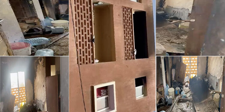 Incendie à la cité Baraka : quatre personnes évacuées d’urgence 1 Incendie à la cité Baraka : quatre personnes évacuées d’urgence