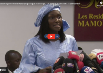 Anta Babacar Ngom défie le statu quo politique au Sénégal : Un appel à la vérité et à la démocratie 1 Anta Babacar Ngom défie le statu quo politique au Sénégal : Un appel à la vérité et à la démocratie