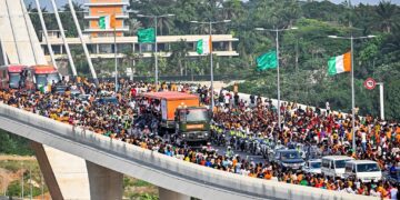 Vainqueurs de la Can 2023 : Les Eléphants fêtés avec les honneurs dans les rues d&rsquo;Abidjan