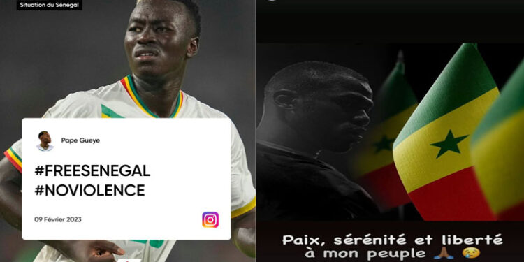 Situation au Sénégal : Les internationaux sénégalais Kalidou Koulibaly et Pape Guèye réagissent 1 Situation au Sénégal : Les internationaux sénégalais Kalidou Koulibaly et Pape Guèye réagissent