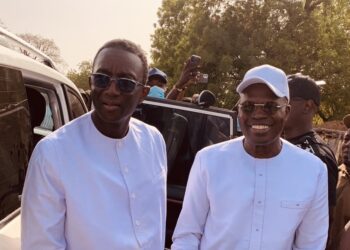 Campagne présidentielle 2024 : Rencontre entre Amadou Ba et Khalifa Sall sur la route de Vélingara et le message de paix (images)