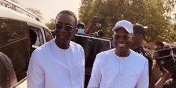 Campagne présidentielle 2024 : Rencontre entre Amadou Ba et Khalifa Sall sur la route de Vélingara et le message de paix (images)