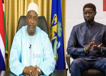 Présidentielle 2024 au Sénégal : Le Président Gambien, Adama Barrow fécilite Bassirou Diomaye Faye