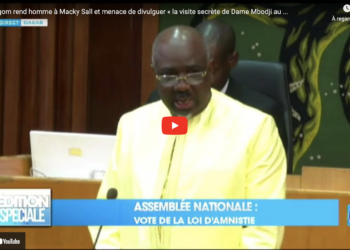 Plénière sur le projet de loi d’amnistie : Après l’hommage rendu à Macky Sall, le député Farba Ngom déballe …