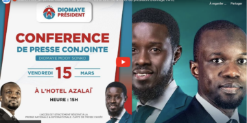? Direct – Conférence de presse conjointe du président Ousmane Sonko et du candidat Bassirou Diomaye Faye
