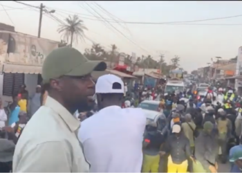 ?|Direct| Retour du président Ousmane Sonko avec son candidat en Casamance