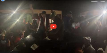 Campagne électorale : Liesse populaire pour accueillir Ousmane Sonko à 4 heures du matin à Saint-Louis