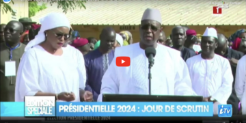 Présidentielle 2024 : le vote du couple présidentiel à Fatick