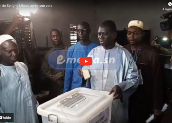 Présidentielle 2024 : Réaction du candidat Serigne Mboup après son vote