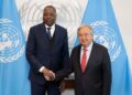 New York : Le ministre Mankeur Ndiaye reçu par le secrétaire général de l&rsquo;ONU, Antonio Guterres