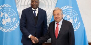 New York : Le ministre Mankeur Ndiaye reçu par le secrétaire général de l&rsquo;ONU, Antonio Guterres