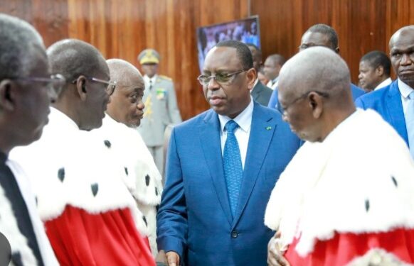 Macky a présidé son dernier Conseil supérieur de la magistrature ce vendredi 1 Macky a présidé son dernier Conseil supérieur de la magistrature ce vendredi