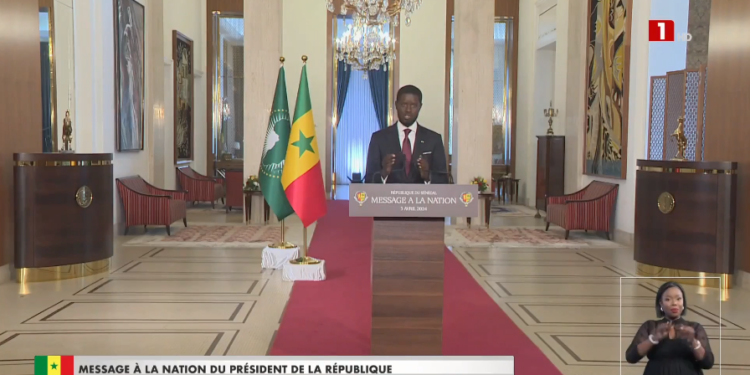 Discours à la nation : La gouvernance vertueuse au cœur du projet du Président Bassirou Diomaye Faye