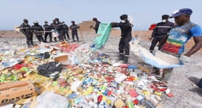 KAFFRINE Saisie importante de produits... 1 KAFFRINE Saisie importante de produits…