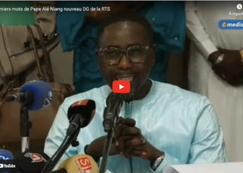 RTS : Les premiers mots du nouveau Directeur général, Pape Alé Niang