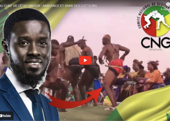 Drapeau du chef de l’État Mbour : Ambiance et bakks des lutteurs au rendez-vous