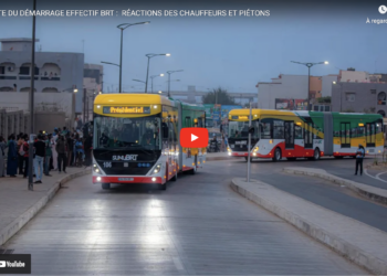Attente du démarrage effectif du BRT :  Réactions des chauffeurs, piétons et autres usagers de la route