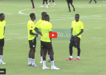 ? |Direct| 1ère séance d’entraînement des Lions à Diamniadio pour affronter la RD Congo et la Mauritanie