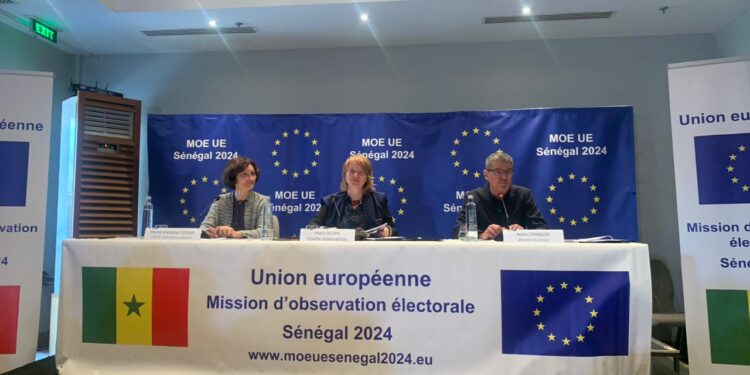 Rapport sur la présidentielle de 2024 : Une des préoccupations de la Mission d'observation électorale de l'Ue 1 Rapport sur la présidentielle de 2024 : Une des préoccupations de la Mission d’observation électorale de l’Ue