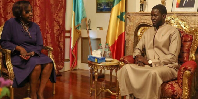 Président Bassirou Diomaye Faye à Paris : La patronne de la Francophonie reçue en audience