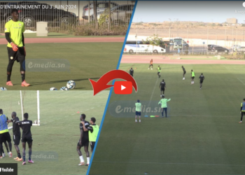 Sénégal/RD Congo : En plein dans la séance d’entrainement du 3 juin 2024