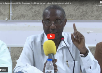 Union pour la République (UPR) : Pourquoi j’ai décidé de me retirer du Secrétariat général…