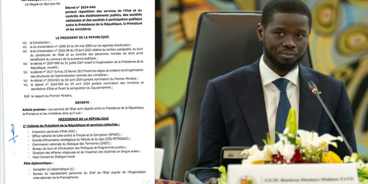 Répartition des services : Le «fameux décret», daté du 5 avril, publié