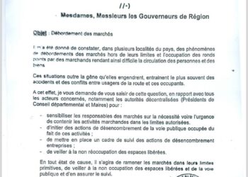 Vague de désencombrements : La circulaire du 7 mai 2024 qui contredit le PM